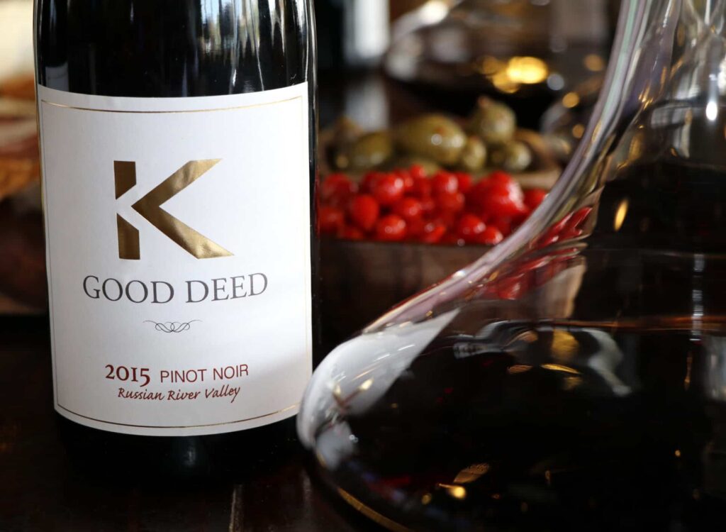 Russian River Valley Pinot Noir “Good Deed” Premiers from Celebrity Winemaker Jesse Katz for The K Company Realty