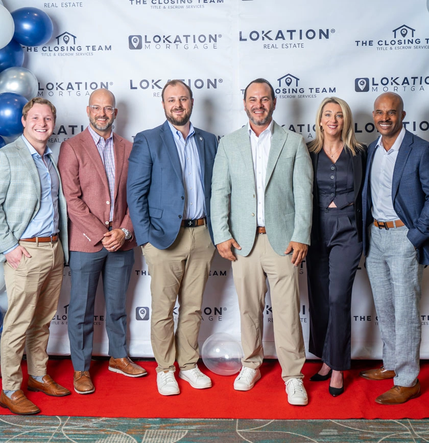 Real estate professionals gathered